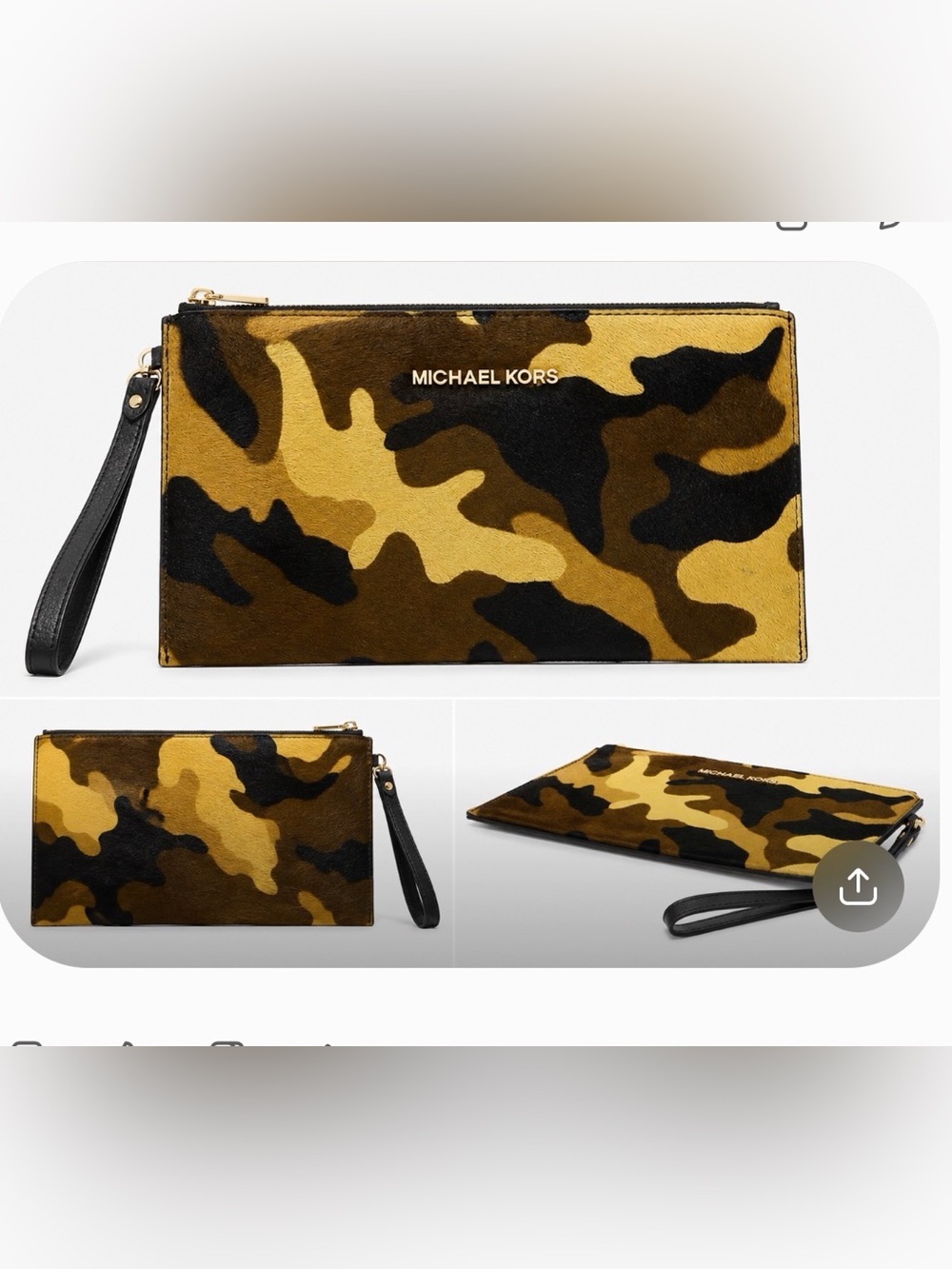 Michael Kors Camouflage Wristlet